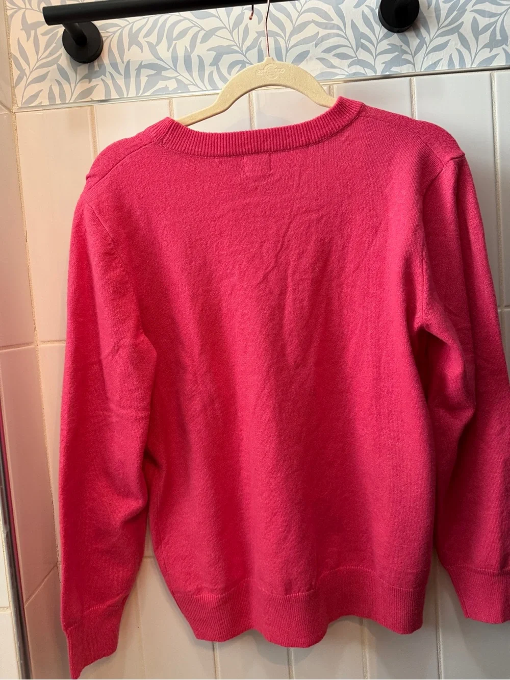 a new day Bright Pink Crewneck Sweater